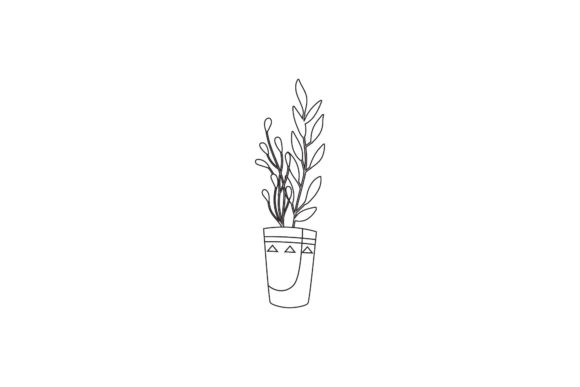 Beauty Illustration Flowers Line Style Graphics & Freebies Review