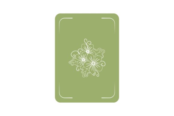 Cute Green Flowers Illustration: Graphics for Digital Sellers