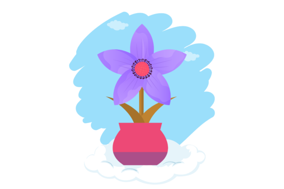 Flowers Beauty Spring Cloud Style Graphics for Illustrations