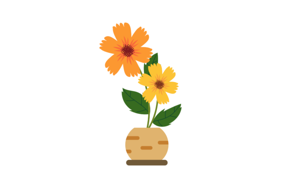 Flowers Botany Style Pot: A Practical Graphics Freebies Review