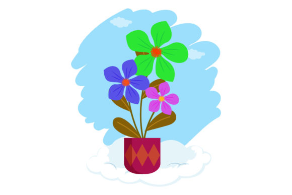 Flowers Garden Outdoor Outline Cloud Review