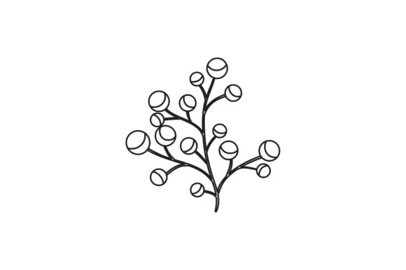 Flowers Icon Illustration Line Styles for Graphics