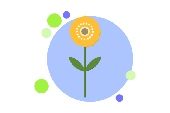 Flowers Springtime Illustrations for Modern Graphics