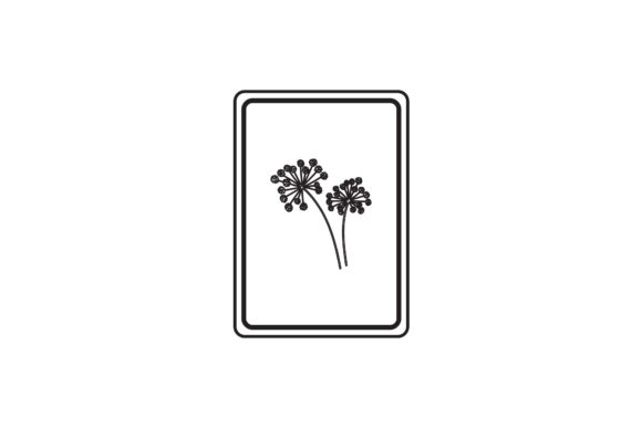 Flowers Vector Illustration Line Style Graphics for Crafts